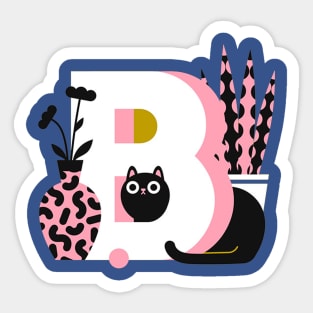 Cat Alphabet Sticker